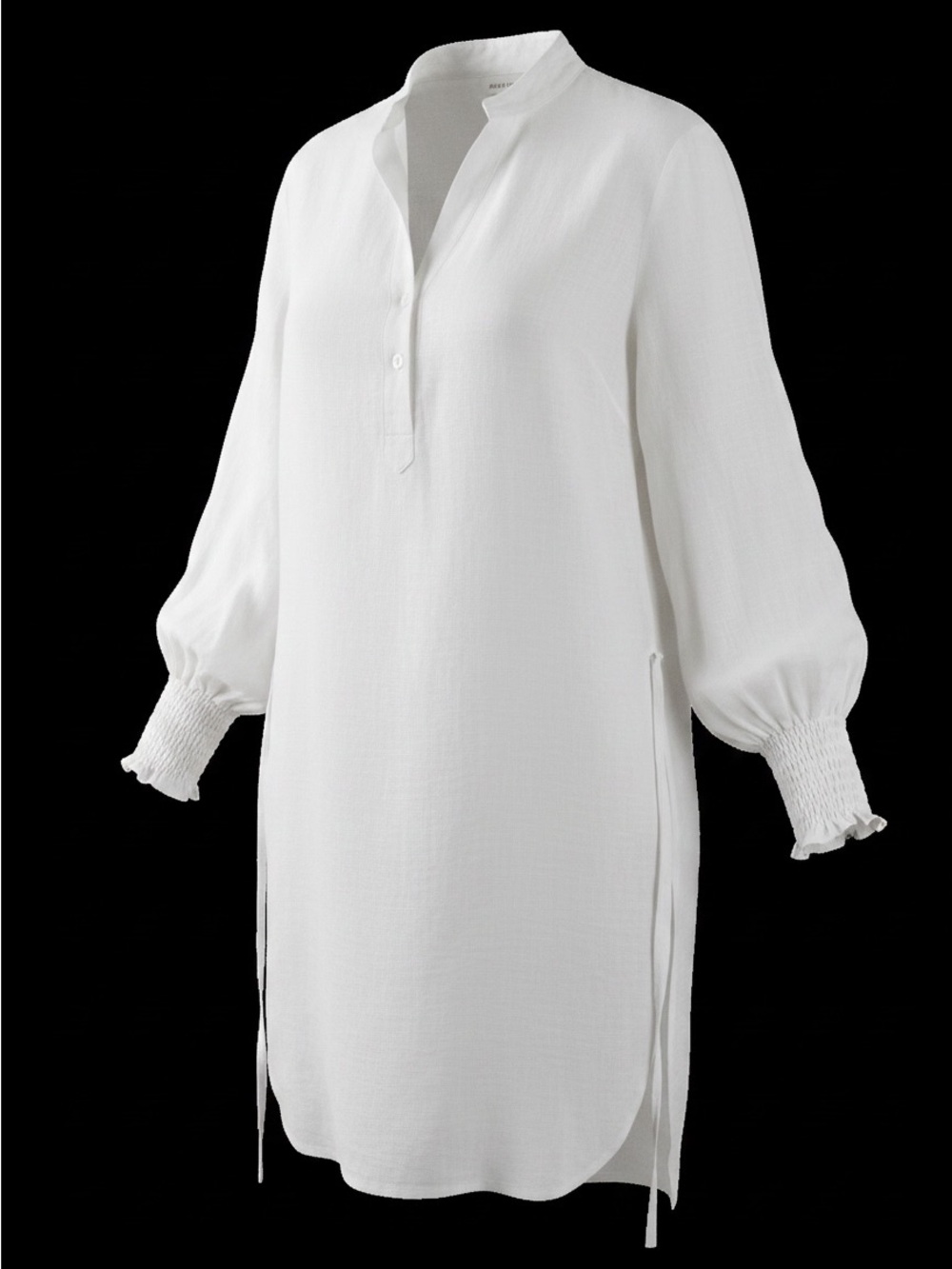 Banana Republic White Midi Shirt Dress